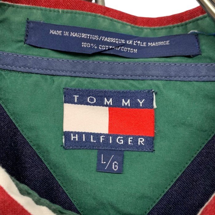 90’s “TOMMY HILFIGER” L/S Multi Stripe Shirt No2 | Vintage.City 빈티지숍, 빈티지 코디 정보