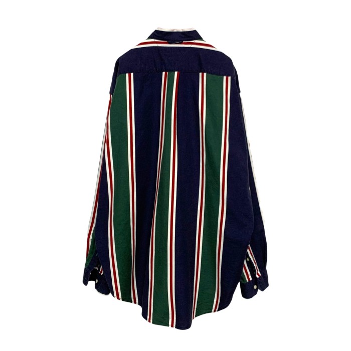 90’s “TOMMY HILFIGER” L/S Multi Stripe Shirt No2 | Vintage.City 古着屋、古着コーデ情報を発信