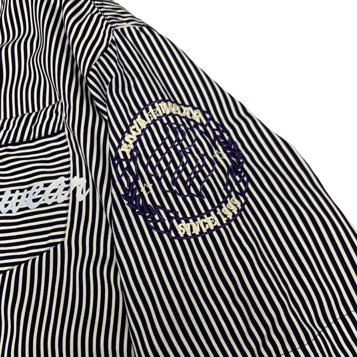 “ROCAWEAR” Half Sleeve Stripe Shirt | Vintage.City 古着屋、古着コーデ情報を発信