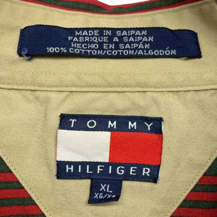 90’s “TOMMY HILFIGER” L/S Multi Stripe Shirt No1 | Vintage.City 빈티지숍, 빈티지 코디 정보