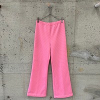 Pink polka dots Poly slacks | Vintage.City 古着屋、古着コーデ情報を発信