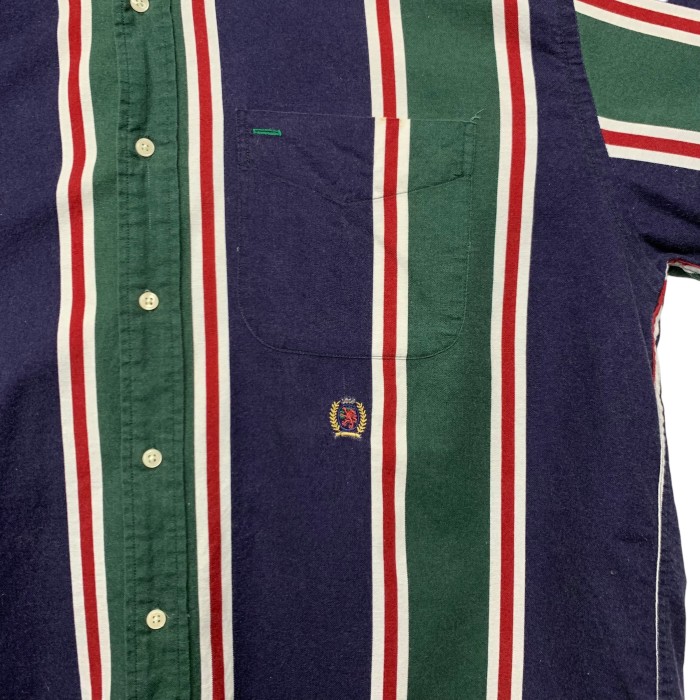 90’s “TOMMY HILFIGER” L/S Multi Stripe Shirt No2 | Vintage.City 古着屋、古着コーデ情報を発信