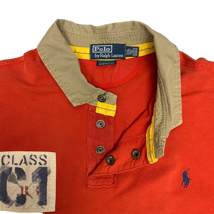 “Ralph Lauren” S/S Polo Shirt with Stencil | Vintage.City 빈티지숍, 빈티지 코디 정보