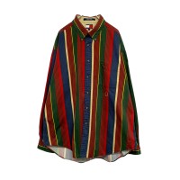 90’s “TOMMY HILFIGER” L/S Multi Stripe Shirt No1 | Vintage.City 빈티지숍, 빈티지 코디 정보