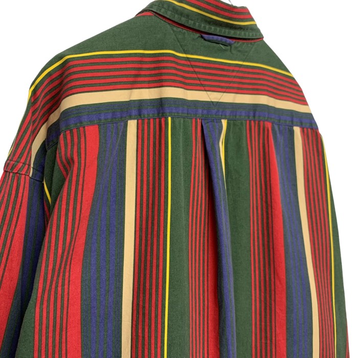 90’s “TOMMY HILFIGER” L/S Multi Stripe Shirt No1 | Vintage.City 古着屋、古着コーデ情報を発信
