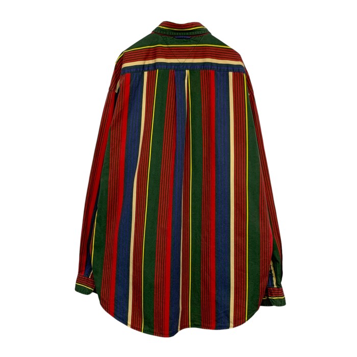 90’s “TOMMY HILFIGER” L/S Multi Stripe Shirt No1 | Vintage.City Vintage Shops, Vintage Fashion Trends