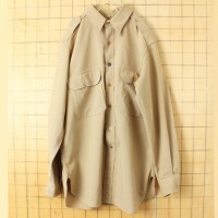 40s 50s USA REGULATION ARMY OFFICERS SHIRT ウールシャツ メンズML相当 ベージュ ミリタリー アメリカ古着 | Vintage.City Vintage Shops, Vintage Fashion Trends