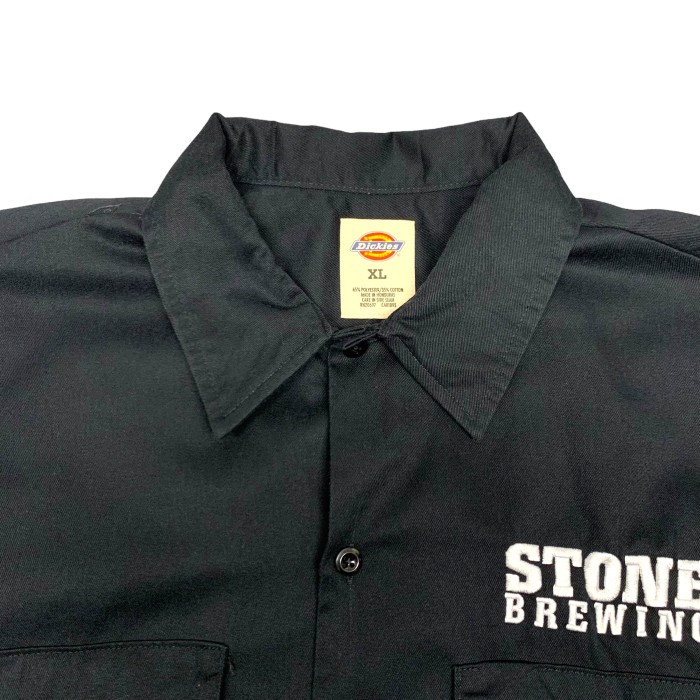 “STONE BREWING” S/S Embroidery Work Shirt | Vintage.City 빈티지숍, 빈티지 코디 정보