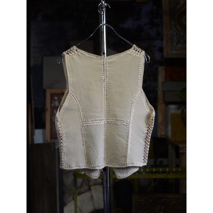 Leather vest | Vintage.City 古着屋、古着コーデ情報を発信