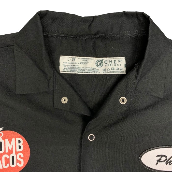“BOMB TACOS” S/S Print Work Shirt L | Vintage.City 빈티지숍, 빈티지 코디 정보