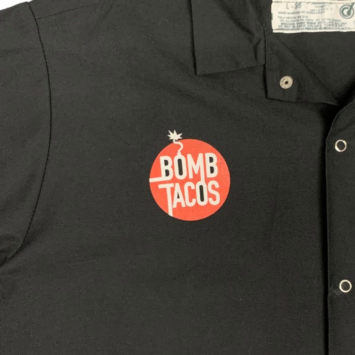 “BOMB TACOS” S/S Print Work Shirt L | Vintage.City Vintage Shops, Vintage Fashion Trends