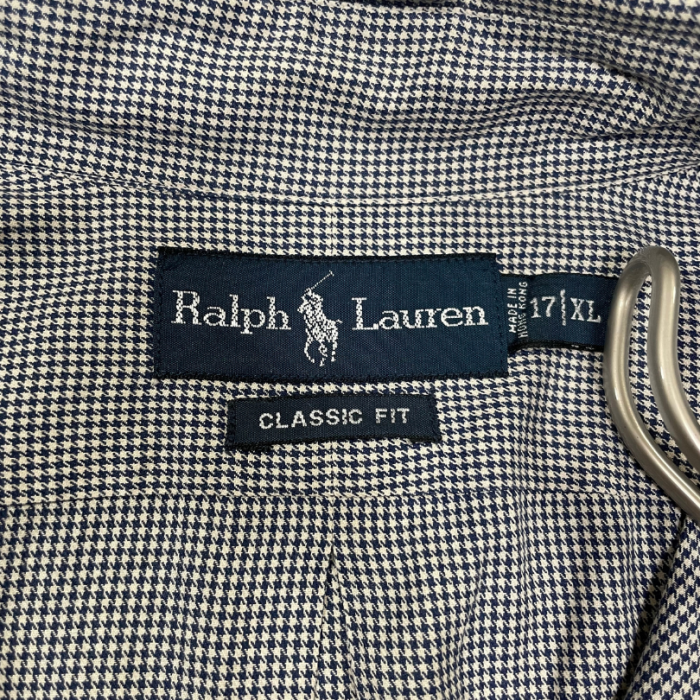 【Ralph Lauren】80~90's 千鳥格子 チェック CLASSIC FIT ボタンダウンシャツ | Vintage.City 古着屋、古着コーデ情報を発信