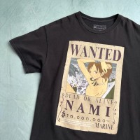 ONEPIECE   ワンピース　ナミ　アニメTシャツ 黒 | Vintage.City 古着屋、古着コーデ情報を発信