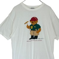Ralph Lauren Tシャツ プリントロゴ ポロベア アメリカ製 90s | Vintage.City 빈티지숍, 빈티지 코디 정보