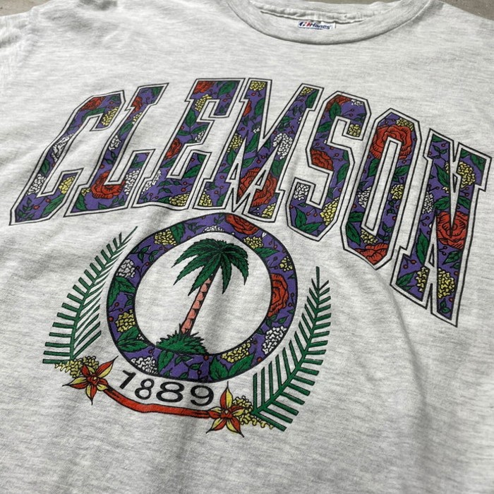 80年代 USA製 CLEMSON UNIVERSITY カレッジロゴプリント Tシャツ メンズXL | Vintage.City 빈티지숍, 빈티지 코디 정보