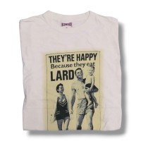 VINTAGE 90s XL Parody Tee -They're Happy Because They Eat Lard- | Vintage.City Vintage Shops, Vintage Fashion Trends