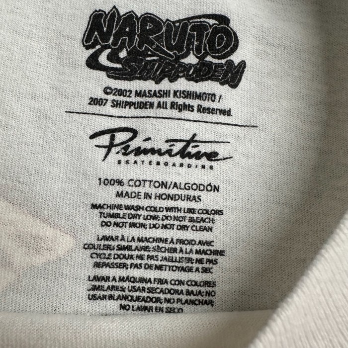 NARUTO   ナルト　マイトガイ　アニメTシャツ　白 | Vintage.City 古着屋、古着コーデ情報を発信