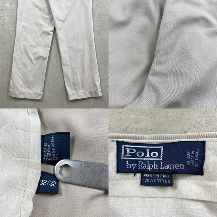 Polo by Ralph Lauren ポロバイラルフローレン チノパンツ ポロチノ PRESTON PANT メンズW32 | Vintage.City 古着屋、古着コーデ情報を発信