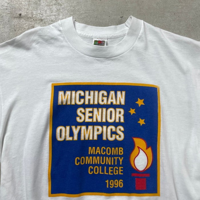 90年代 USA製 MICHIGAN SENIOR OLYMPICS プリントTシャツ メンズM相当 | Vintage.City 빈티지숍, 빈티지 코디 정보
