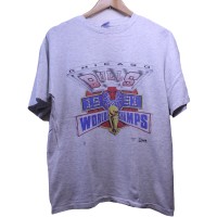 1990s Chicago Bulls NBA 1991's Champion Tee / Made in U.S.A / 1990年代 シカゴブルズ 1991年度 NBA チャンピオン 3ピート Tシャツ アメリカ製 L | Vintage.City 빈티지숍, 빈티지 코디 정보