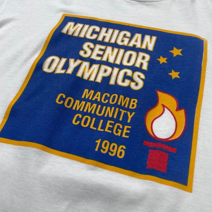 90年代 USA製 MICHIGAN SENIOR OLYMPICS プリントTシャツ メンズM相当 | Vintage.City 古着屋、古着コーデ情報を発信