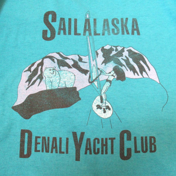 90S JERZEES Tシャツ -SAIL ALASKA DENALI YACHT CLUB-【XL】 | Vintage.City 古着屋、古着コーデ情報を発信