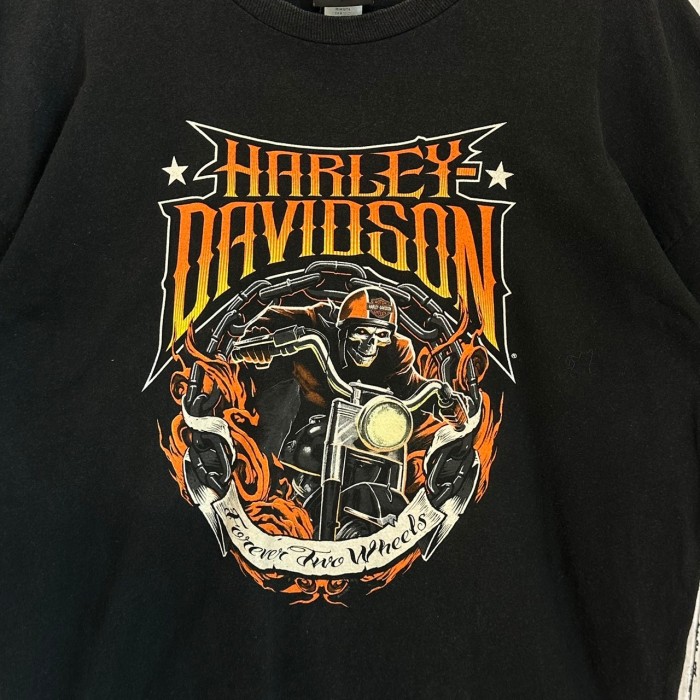 HARLEY DAVIDSON Tシャツ XL 両面ロゴ ゴーストライダー | Vintage.City 古着屋、古着コーデ情報を発信