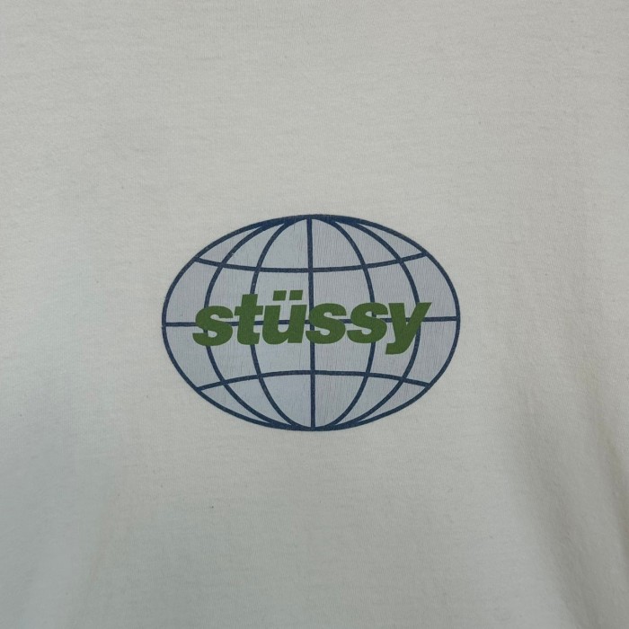stussy ステューシー Tシャツ L センターロゴ プリントロゴ 地球 アース | Vintage.City 빈티지숍, 빈티지 코디 정보