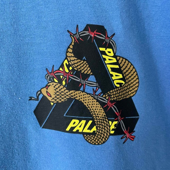 PALACE snake design back print T-shirt size L 配送B　パレス　スネーク　バックプリントTシャツ | Vintage.City 빈티지숍, 빈티지 코디 정보