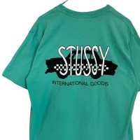 stussy ステューシー Tシャツ L バックロゴ プリントロゴ 車 | Vintage.City 古着屋、古着コーデ情報を発信