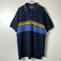 90s CHAPS ラルフローレン ポロシャツ ボーダー ライン ネイビー L | Vintage.City 빈티지숍, 빈티지 코디 정보