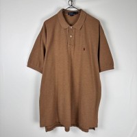 古着 90s ラルフローレン ポロシャツ 半袖 鹿の子 刺繍ロゴ ブラウン XL | Vintage.City 빈티지숍, 빈티지 코디 정보
