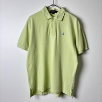 古着 90s ラルフローレン 鹿の子 ポロシャツ 薄緑 ライトグリーン M | Vintage.City 古着屋、古着コーデ情報を発信