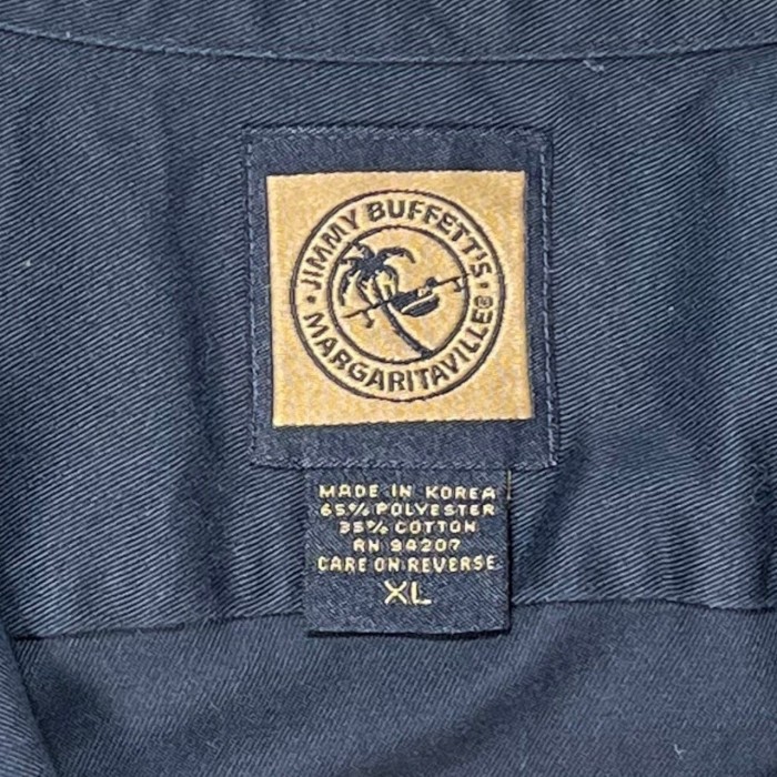 “MARGARITAVILLE” S/S Embroidery Shirt「JIMMY BUFFETT」 | Vintage.City 古着屋、古着コーデ情報を発信
