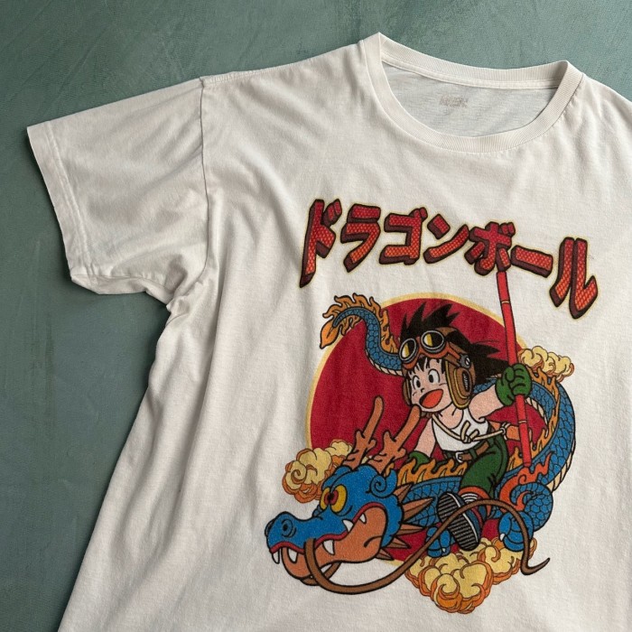 DORAGONBALL　ドラゴンボール　悟空　アニメTシャツ　白 | Vintage.City 古着屋、古着コーデ情報を発信