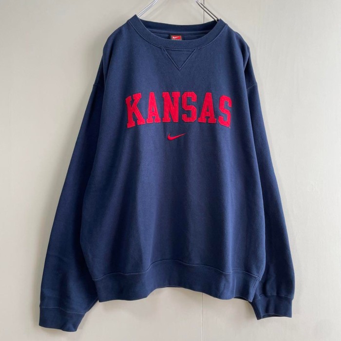 NIKE KANSAS college logo sweat size M 配送C ナイキ　カレッジ刺繍ロゴスウェット | Vintage.City Vintage Shops, Vintage Fashion Trends