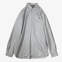 【Ralph Lauren】90's ビッグサイズ ストライプシャツ CLASSIC FIT | Vintage.City 빈티지숍, 빈티지 코디 정보