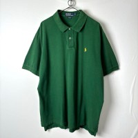古着 90s ラルフローレン ポロシャツ 鹿の子 半袖 刺繍ロゴ グリーン XL | Vintage.City 빈티지숍, 빈티지 코디 정보