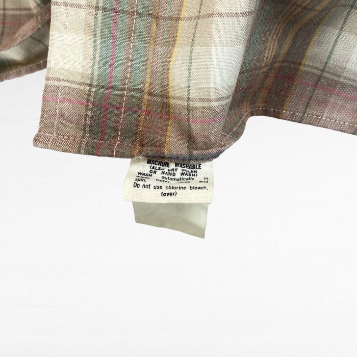 【70's】 ペンドルトン M チェック柄 ボタンダウンシャツ 半袖シャツ ラウンドカット | Vintage.City 古着屋、古着コーデ情報を発信