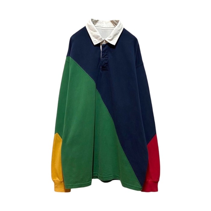 OLD L/S Multi Color Rugby Shirt | Vintage.City 古着屋、古着コーデ情報を発信
