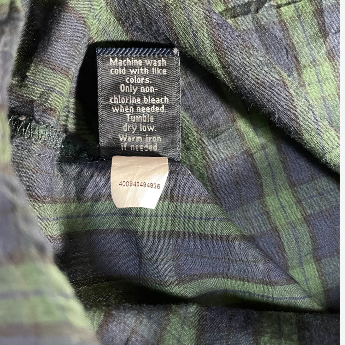 【Croft&Barrow】ボタンダウン ダークチェックシャツ | Vintage.City 古着屋、古着コーデ情報を発信