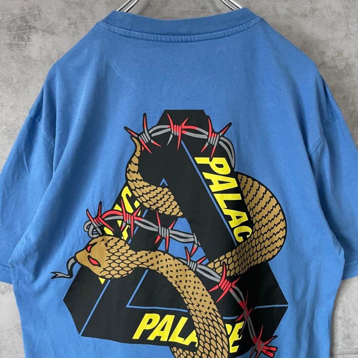 PALACE snake design back print T-shirt size L 配送B　パレス　スネーク　バックプリントTシャツ | Vintage.City 빈티지숍, 빈티지 코디 정보
