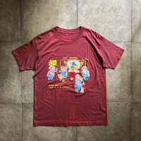 80s ヴィンテージtシャツ XL相当 バーガンディ アニマル | Vintage.City 빈티지숍, 빈티지 코디 정보