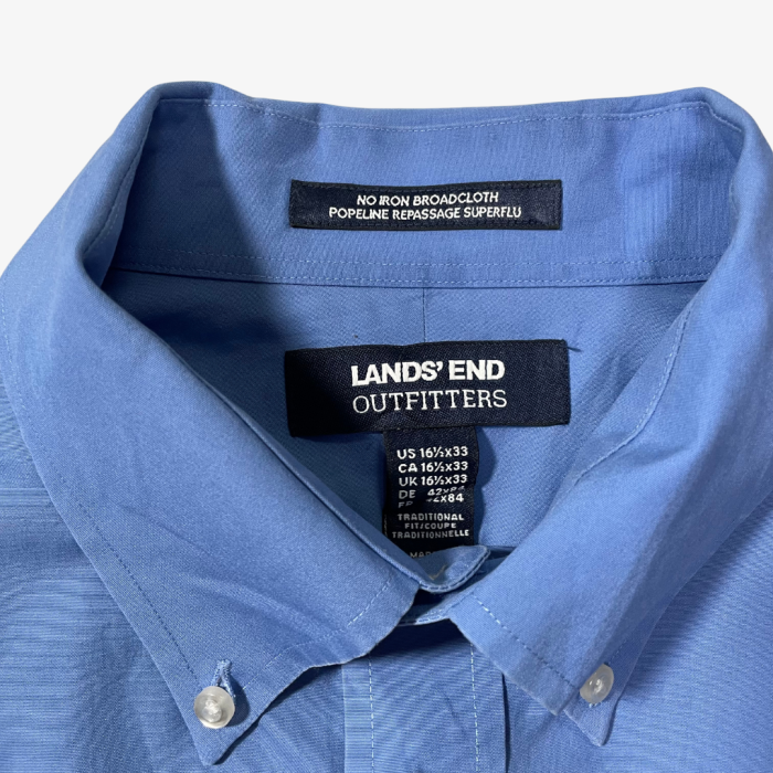 【LANDS'END】企業ロゴ JCBカード ボランダウン ブロードシャツ | Vintage.City 古着屋、古着コーデ情報を発信