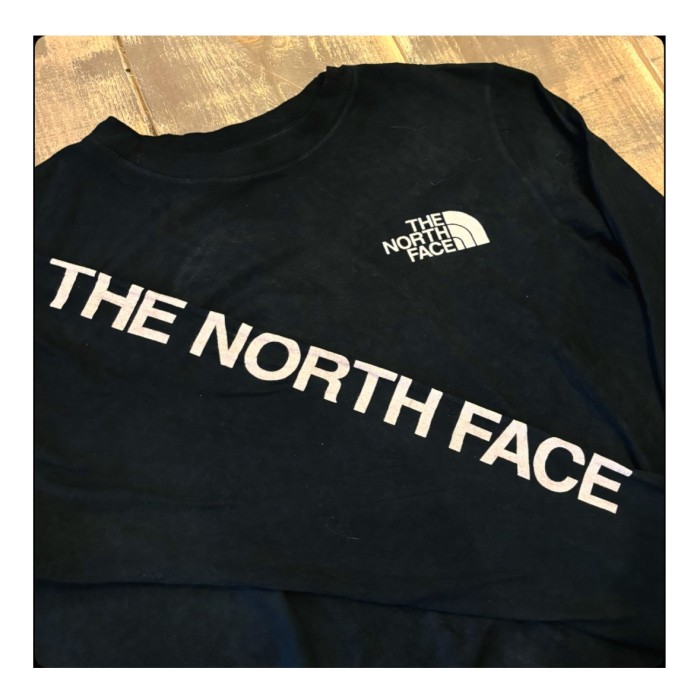 THE NORTH FACE ロンt 長袖Tシャツ ノースフェイス アウトドア アームロゴ ブランド ロゴ ノースフェイス ブラック M | Vintage.City 古着屋、古着コーデ情報を発信