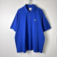 美品 古着 90s LACOSTE フランス ポロシャツ ブルー 7 2XL | Vintage.City 古着屋、古着コーデ情報を発信