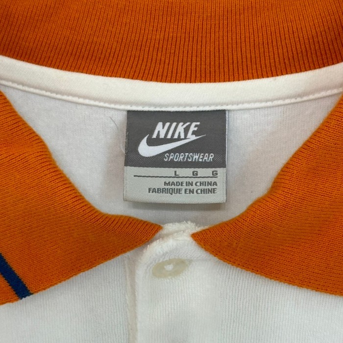 NIKE ナイキ ポロシャツ L 刺繍ロゴ ワンポイントロゴ タオル地 | Vintage.City 古着屋、古着コーデ情報を発信