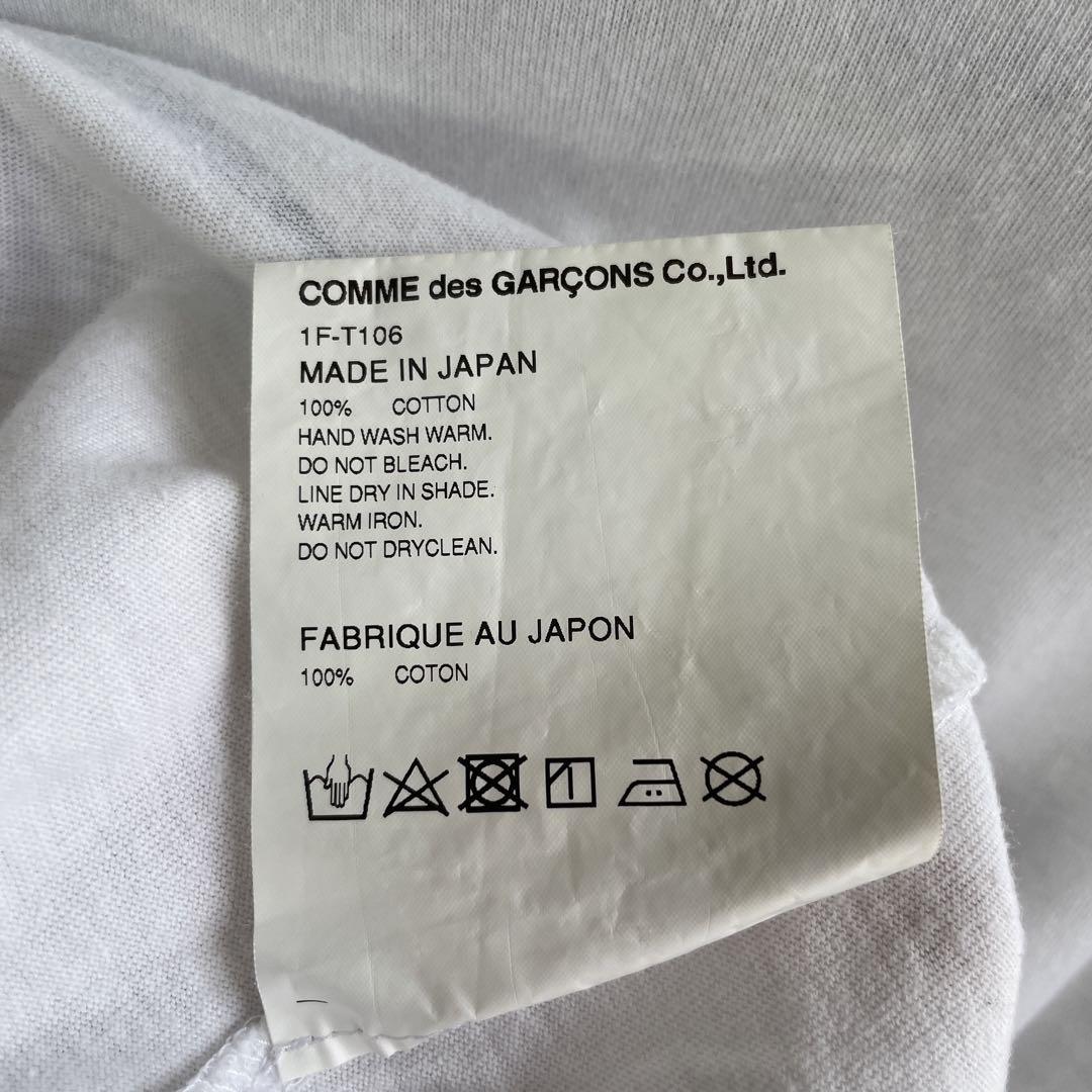 NIKE ✖️ BLACK COMME des GARCONS big logo ringer T-shirt size M ...