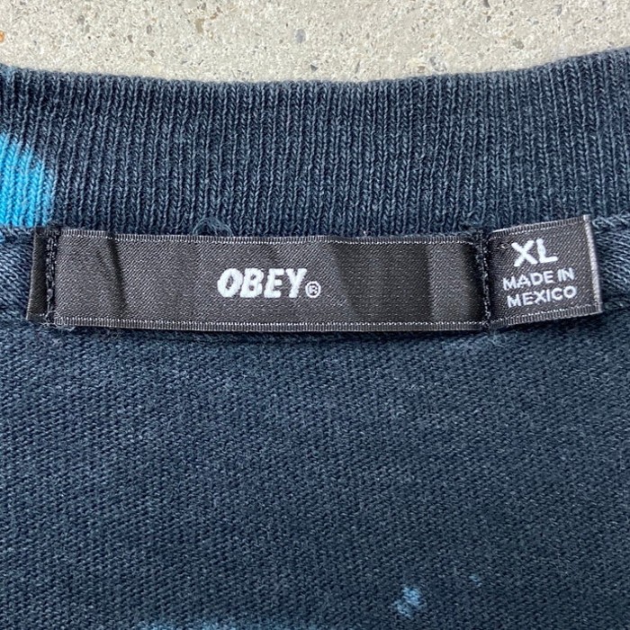 OBEY オベイ  デザインロゴTシャツ タイダイ染め メンズXL | Vintage.City 빈티지숍, 빈티지 코디 정보