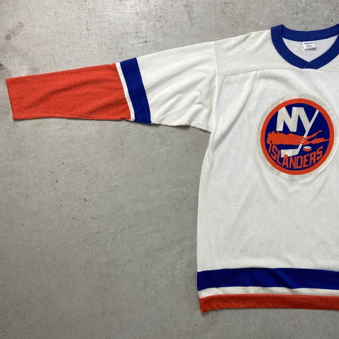 80年代 USA製 NHL NY ISLANDERS ホッケーシャツ ゲームシャツ メンズXL | Vintage.City 빈티지숍, 빈티지 코디 정보